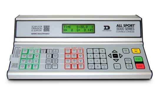 Daktronics All Sport 5000 controller, seen from above